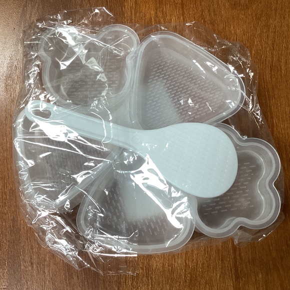 Sushi/Rice Roll Mold Transparent 5 Piece Set + Rice Spoon New - Picture 1 of 5